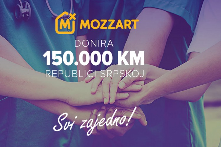 Mozzart donira 150.000 KM za borbu protiv virusa korona u RS