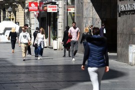 Pao dio fasade u centru Beograda, povrijeđena žena