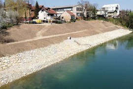 Sanirano klizište kod Zelenog mosta u Banjaluci