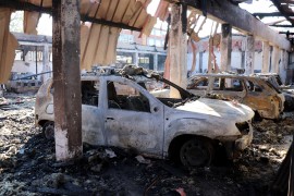 U požaru izgorjelo 14 automobila bolnice u Jagodini