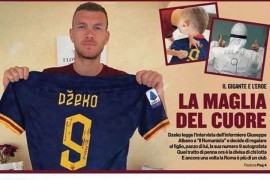 Džeko poklonio dres medicinaru u rimskoj bolnici