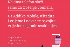Izvučeni dobitnici četvrtog kruga Addiko mobile nagradne ige