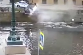 Snimljena luda potjera: Bježao od policije pa umalo završio u rijeci