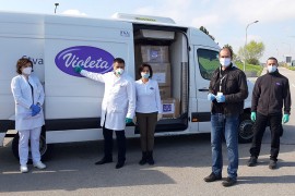 Violetina donacija zaštitne opreme i respiratora stigla u UKC RS