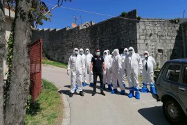 Dezinfekcija javnih ustanova, preduzeća i vjerskih objekata u Trebinju