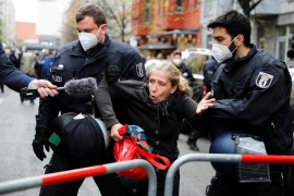 Protest protiv mjera, sukob s policijom u Njemačkoj