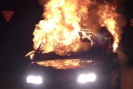 U Sarajevu izgorio audi sa stranim tablicama