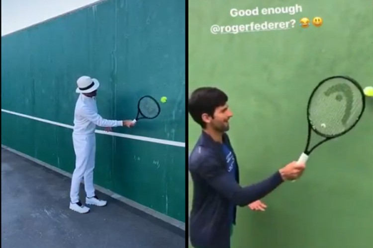 Federer izazvao Đokovića, pa brzo dobio odgovor