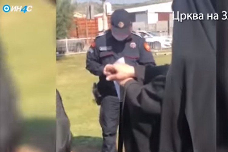 Objavljen snimak privođenja Amfilohija