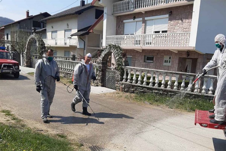 Dezinfekcija javnih površina u Kotor Varošu