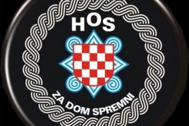 U Okučanima i vijenac sa ustaškom pozdravom