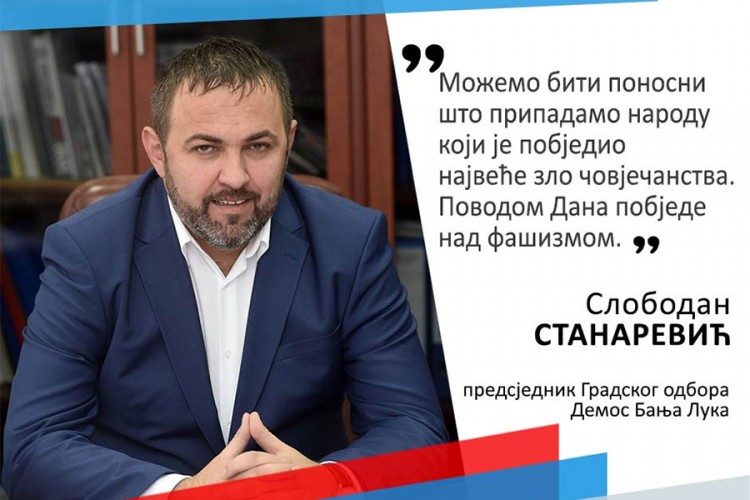 Stanarević: 9. maj jedan od najsvjetlijih datuma u istoriji