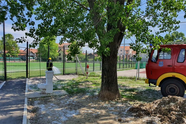 Pokušali da zapale stadion Kolubare