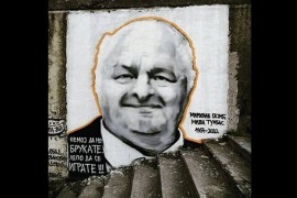 Mural posvećen Miši Tumbasu