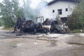 Izgorjela hladnjača kod Doboja, jedna osoba povrijeđena