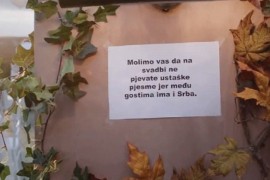 SDSS-ov spot: Molimo vas da na svadbi ne pjevate ustaške pjesme