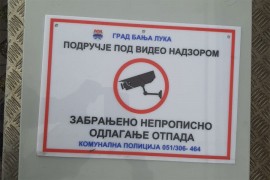 Protiv divljih deponija: Kamere na novim lokacijama u Banjaluci