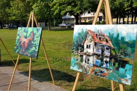 "Izložba na otvorenom" Gorana Bijelića u Doboju