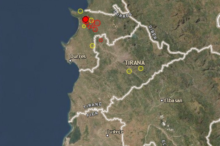 Albanija se ponovo tresla, građani uplašeni