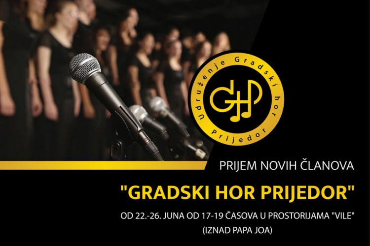 Osnovan javni gradski hor u Prijedoru
