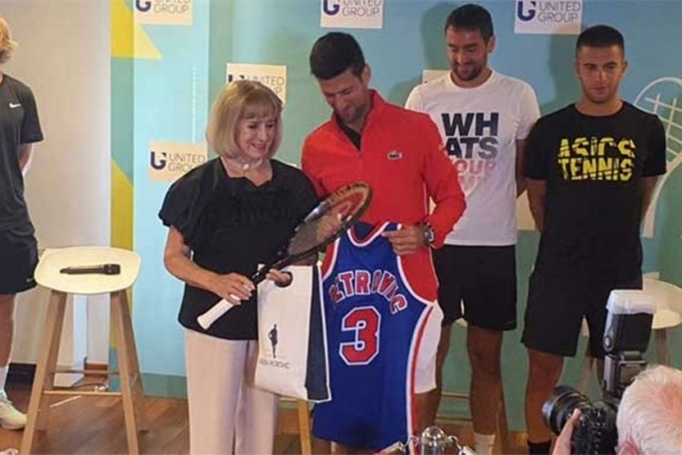 Đoković u Zadru upoznao majku Dražena Petrovića