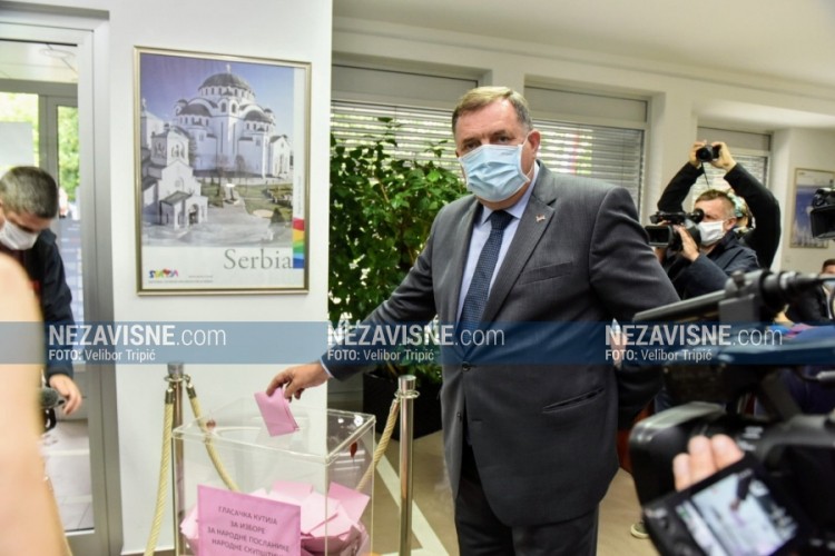 Dodik glasao u Banjaluci