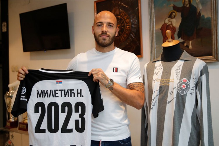 Miletić ostaje u Partizanu do 2023. godine
