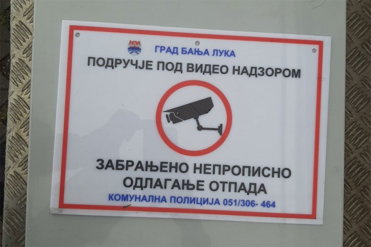 Protiv divljih deponija: Kamere na novim lokacijama u Banjaluci