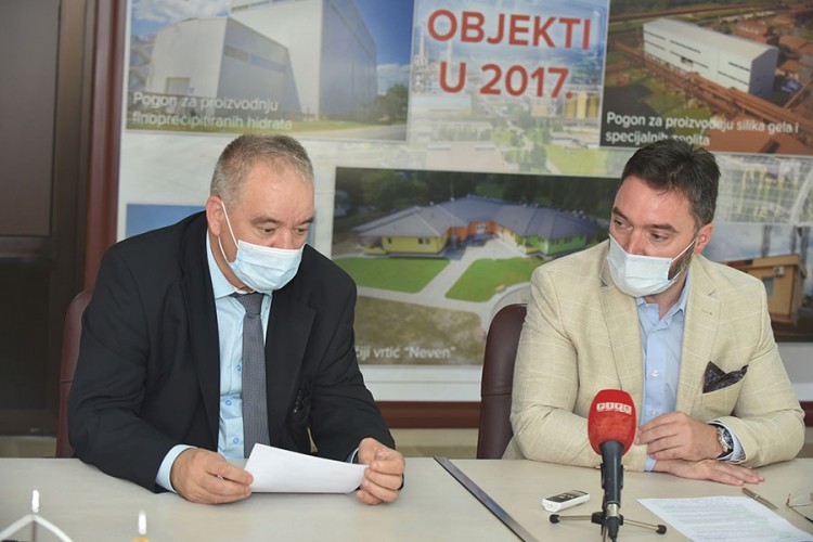 Košarac: "Alumina" respektabilna kompanija koja izvozi 97% proizvoda