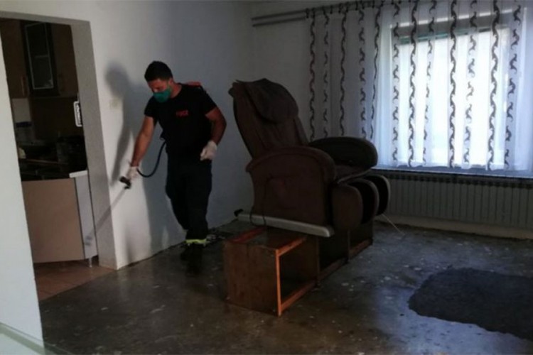 Dezinfikovana 82 poplavljena objekta
