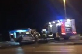 Udes na putu Banjaluka - Gradiška, motociklista prevezen na UKC RS