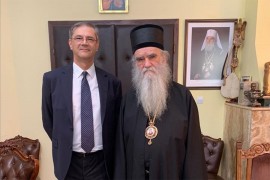 Amfilohije sa ambasadorom Italije o spornom zakonu