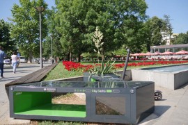 Sberbank a.d. poklonila prvu "pametnu" solarnu klupu gradu Banjaluka
