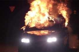Uhapšen zbog paljenja svog automobila