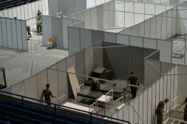 U privremenoj bolnici u Areni 17 pacijenata