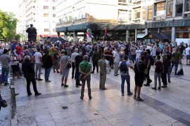 Protest opozicije u Beogradu, traže prelaznu vladu i smjenu Kriznog ...