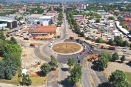 Kružni tok kod "Lesnine" u drugoj polovini jula