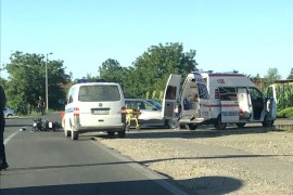 Motociklista povrijeđen u saobraćajnoj nezgodi