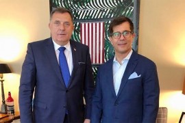 Dodik sa Nelsonom: Potrebno hitno usvojiti budžet