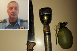 Policajac iznenadio pijanog Ljubinjca, pa mu oteo mu bombu i nož