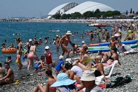 Ruski turizam cvjeta, plaže krcate
