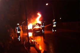 Gorio automobil u Banjaluci