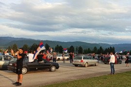 Auto-litije od Ostroga do Nikšića, u Pljevljima i Beranama