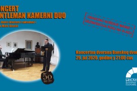 "Gentlemen kamerni duo" u Banskom dvoru