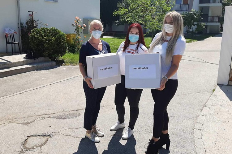 Meridian nastavlja akciju: Zaštitna oprema za Gerontološki centar