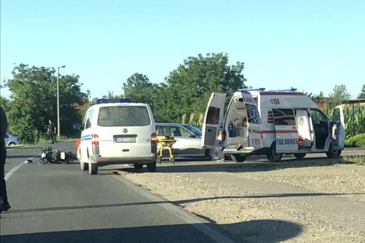 Motociklista povrijeđen u saobraćajnoj nezgodi