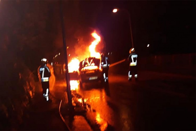 Gorio automobil u Banjaluci