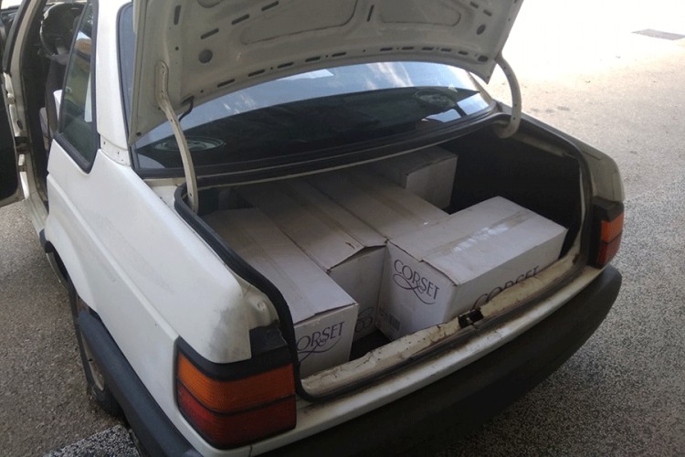 U Bileći zaplijenjene cigarete vrijedne oko 43.000 KM