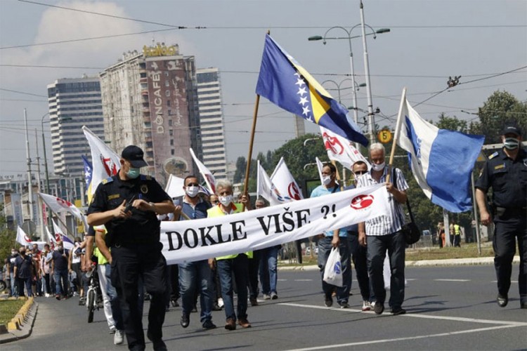 Protest Saveza samostalnih sindikata: "Dokle više"