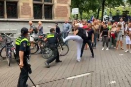 Opšti haos policije i građana u Hagu na protestu zbog korone